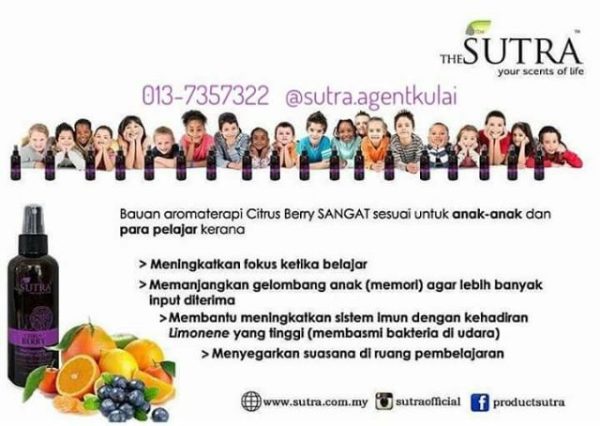 Sutra Citrus Berry Multipurpose Aromatherapy Spray 200ml - Image 7